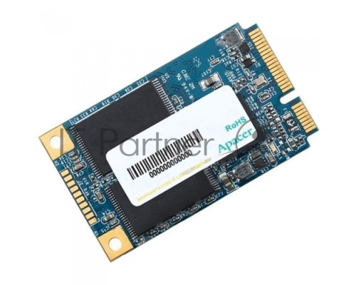 Твердотельный накопитель SSD Apacer mSATA 64GB Apacer AS22A Industrial SSD 85.DA340.B009C SATA 6Gb/s, 560/540, IOPS 36/61K, MTBF 2M, 3D TLC, 42TBW, Bulk