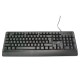Клавиатура с подстветкой Gembird KB-220L, USB, черный, 104 клавиши, подсветка Rainbow, кабель 1.5м