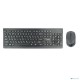 Комплект клавиатура+мышь беспроводные Gembird KBS-7200, черный, 2.4ГГц/10м, 1600 DPI,  мини-приемник- USB
