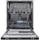 Посудомоечная бытовая машина HOMSair DW65L, встраиваемая