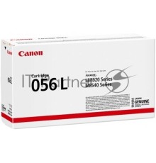 Картридж лазерный CANON 056L BK черный (пониженной емкости 5100 стр.) для Canon LBP325x/MF543x/MF542x