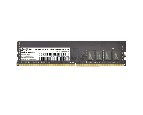 Оперативная память ExeGate Value DIMM DDR4 16GB <PC4-19200> 2400MHz