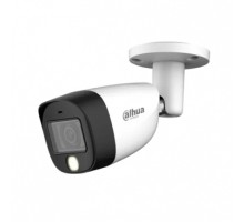 DAHUA DH-HAC-HFW1200CMP-IL-A-0280B-S6 Уличная цилиндрическая HDCVI-видеокамера с интеллектуальной двойной подсветкой 2Мп, объектив 2.8мм, ИК 20м, LED 20м, IP67, корпус: металл