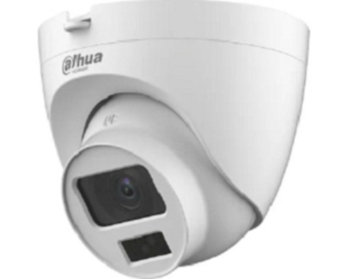 [Видеонаблюдение] DAHUA DH-HAC-HDW1200CLQP-IL-A-0360B-S6 Уличная турельная HDCVI-видеокамера с интеллектуальной двойной подсветкой 2Мп, объектив 3.6мм, ИК 20м, LED 20м, IP67, корпус: пластик, быстрый монтаж