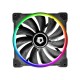 Вентилятор ID-COOLING ZF-14025-ARGB 140x140x25мм (60шт./кор, Пульт управления, PWM, Low Noise, резиновые углы, Addresable RGB, 800-1600об/мин) BOX