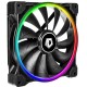 Вентилятор ID-COOLING ZF-14025-ARGB 140x140x25мм (60шт./кор, Пульт управления, PWM, Low Noise, резиновые углы, Addresable RGB, 800-1600об/мин) BOX