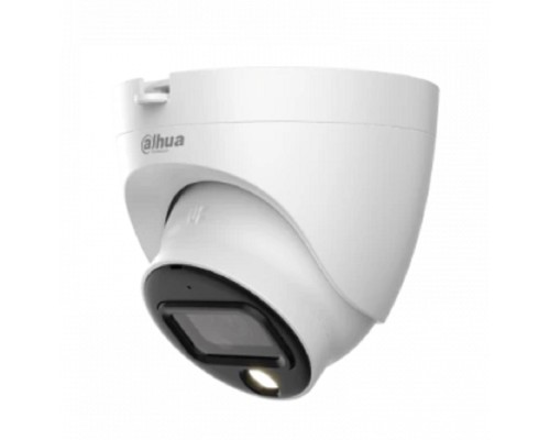 [Видеонаблюдение] DAHUA DH-HAC-HDW1239TLQP-A-LED-0280B-S2 Уличная турельная HDCVI-видеокамера Full-color Starlight 2Мп, 1/2.8” CMOS, объектив 2.8мм, LED 20м, IP67, корпус: металл, пластик, быстрый монтаж