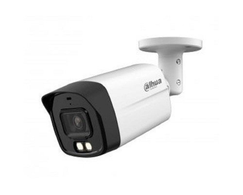 [Видеонаблюдение] DAHUA DH-HAC-HFW1801TLMP-IL-A-0360B-S2 Уличная цилиндрическая HDCVI-видеокамера с интеллектуальной двойной подсветкой 8Мп, объектив 3.6мм, ИК 40м, LED 40м, IP67, корпус: металл