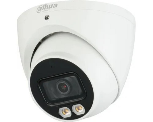 [Видеонаблюдение] DAHUA DH-HAC-HDW1801TP-IL-A-0280B-S2 Уличная турельная HDCVI-видеокамера с интеллектуальной двойной подсветкой 8Мп, объектив 2.8мм, ИК 40, LED 40м, IP67, корпус: металл