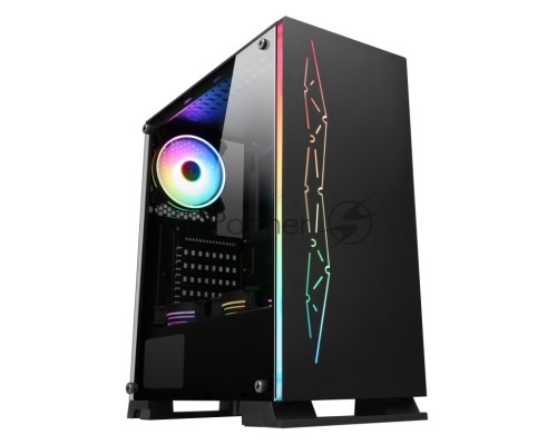 Корпус Formula F-3402 черный без БП ATX 5x120mm 2x140mm 2xUSB2.0 1xUSB3.0 audio bott PSU