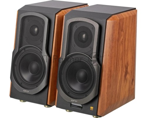 Колонки Edifier S1000MKII Brown (2.0,Bluetooth 5.0,ДУ,2x 25 Вт (ВЧ), 2x 35 Вт (СЧ/НЧ)