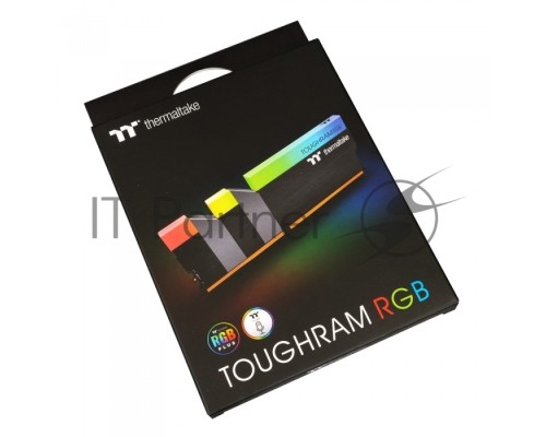 Оперативная память 16GB Thermaltake DDR4 3600 DIMM TOUGHRAM RGB Black Gaming Memory Non-ECC, CL18, 1.35V, Heat Shield, XMP 2.0, Kit (2x8GB), RTL Оперативная память 16GB Thermaltake DDR4 3600 DIMM TOUGHRAM RGB Black Gaming Memory Non-ECC, CL18, 1.35V, Heat Shield, XMP 2.0, Kit (2x8GB), RTL