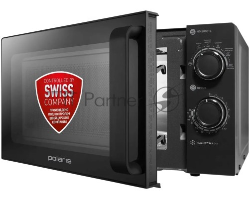 Микроволновая печь Polaris PMO 2001 RUS графитовый 20л 700Вт поворотный механизм