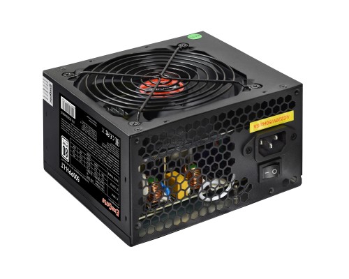 Блок питания БП 500W ExeGate 500PPH-LT, 80+, ATX, black, APFC, 12cm, 24p, (4+4)p, 5*SATA, 3*IDE