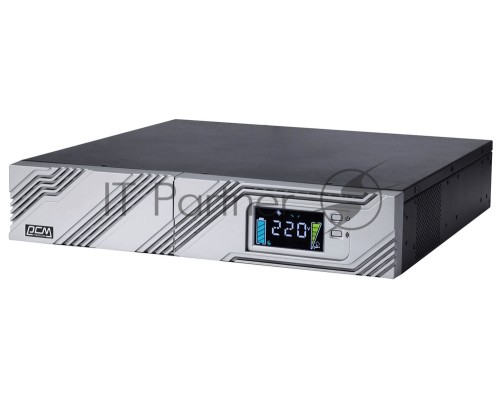 Источник бесперебойного питания Powercom Smart King RT SRT-2000A LCD 1800Вт 2000ВА черный
