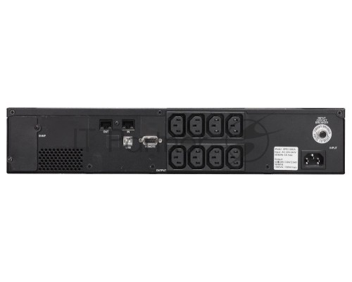 Источник бесперебойного питания Powercom Smart King Pro+ SPR-1000 LCD 800Вт 1000ВА черный