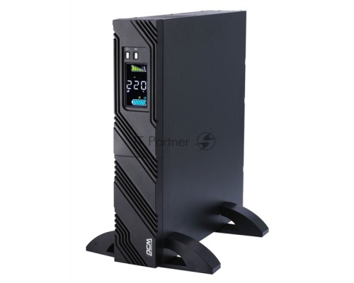 Источник бесперебойного питания Powercom Smart King Pro+ SPR-1000 LCD 800Вт 1000ВА черный