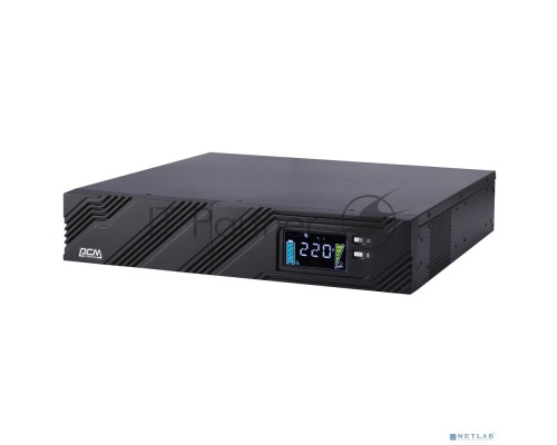 Источник бесперебойного питания Powercom Smart King Pro+ SPR-1000 LCD 800Вт 1000ВА черный