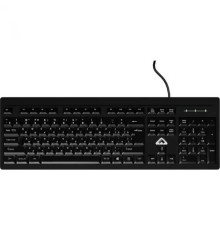 Клавиатура БЕШТАУ КЛ104РУ (PN:SG)(104 клавиши, USB, 1,8 м, цвет русской/латинской раскладки Белый/Белый, лазерная гравировка, черная, РФ)