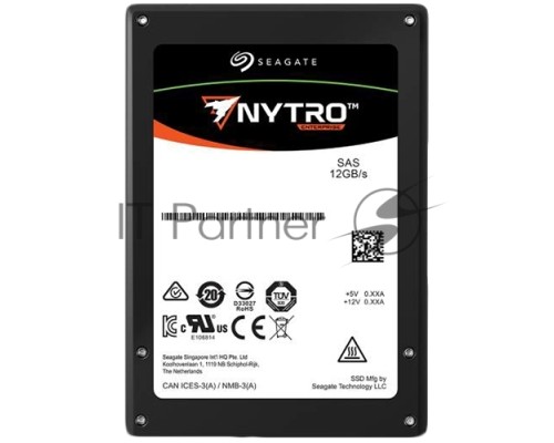 Nytro 3731 800GB 15mm, 1100 / 1000 MB/s, 3D NAND eTLC, Dual SAS 12Gb/s, 2.5-Inch SSD