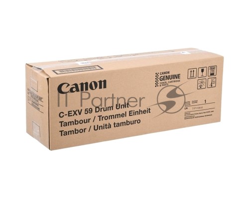 Фотобарабан Canon C-EXV59 для IR2645i/IR2630i/IR2625i. Чёрный. От 138 000 до 171 000 страниц.