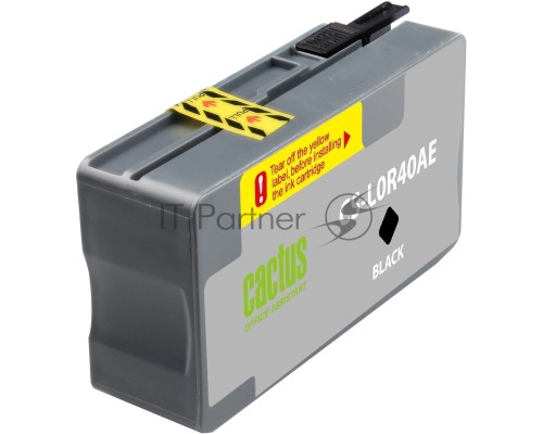 Картридж струйный Cactus 957XL CS-L0R40AE черный (73мл) для HP OfficeJet 8210/8218/8720/8725/8730