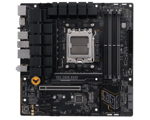 [Материнская плата] ASUS TUF GAMING B650M-E (Socket AM5, mATX, 4xDDR5(128GB), 2xDP/HDMI, 1xPCIe 4.0x16/2xPCIe 4.0, 1xLAN (2.5GbE), 4xSATA 6Gb/s, 2xM.2, 1xType-C, 3xUSB 3.2, 4xUSB 2.0)