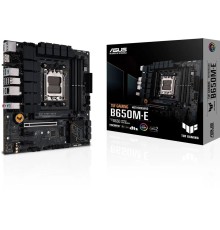 ASUS TUF GAMING B650M-E WIFI (Socket AM5, mATX, 4xDDR5(128GB), 4xDDR5(192GB), DP/HDMI, 2xPCIe 4.0x16/1xPCIe 4.0, 1xLAN (2.5GbE), Wi-Fi 6i, BT5.2, 4xSATA 6Gb/s, 3xM.2, 1xType-C, 4xUSB 3.2, 3xUSB 2.0)