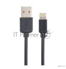 Кабель для iPhone PERFEO, USB - 8 PIN (Lightning), черный, длина 1 м., бокс (I4603)