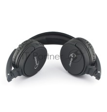 Гарнитура стерео беспров. Gembird BHS-100, чёрный, Bluetooth v.5.0