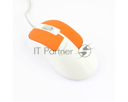 Мышь проводная Gembird MOP-410-O оранжевый, 1600 dpi, USB, кнопки - 4