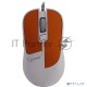 Мышь проводная Gembird MOP-410-O оранжевый, 1600 dpi, USB, кнопки - 4