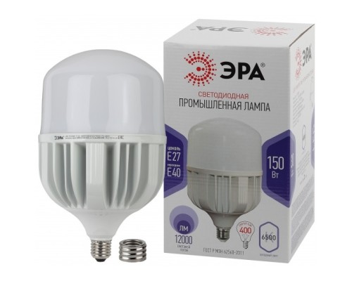 [ЭРА Светодиодные лампы] ЭРА Б0051796 Лампа светодиодная STD LED POWER T160-150W-6500-E27/E40 E27 / E40 150 Вт колокол холодный дневной свет