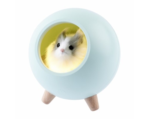 [светильники] ЭРА Б0052817 Ночник - светильник светодиодный NLED-468-1W-GR хомяк зеленый