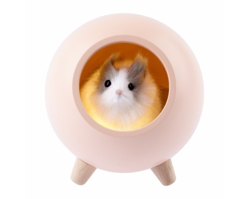 [светильники] ЭРА Б0052816 Ночник - светильник светодиодный NLED-468-1W-P хомяк розовый