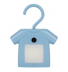 ЭРА Б0049344 Ночник - светильник светодиодный NLED-485-1W-SW-BU на батарейках с выключателем голубой