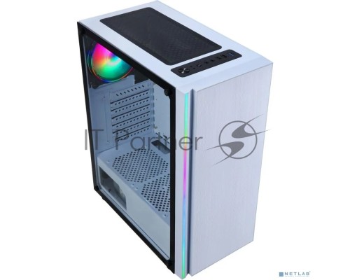 Компьютерный корпус Formula CL-3302W RGB белый без БП ATX 2xUSB2.0 1xUSB3.0 audio bott PSU