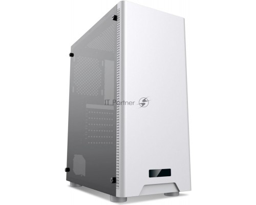 Компьютерный корпус Formula CL-3301W TG белый без БП ATX 1x120mm 2xUSB2.0 1xUSB3.0 audio bott PSU