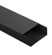 ЭРА Б0061613 Кабель канал KK-B-100-40 100х40 черный, длина 2 м