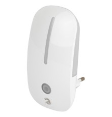 ЭРА Б0057211 Ночник - светильник светодиодный NN-620-LS-W в розетку с датчиком освещенности белый