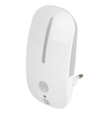 ЭРА Б0057212 Ночник - светильник светодиодный NN-621-LS-MS-W в розетку с датчиком освещенности и датчиком движения белый