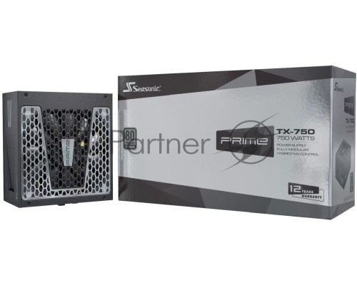 Блок питания Seasonic ATX 750W PRIME TX-750 80+ titanium (24+4+4pin) APFC 135mm fan 20xSATA Cab Manag RTL