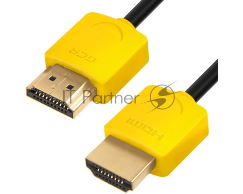 Greenconnect Кабель SLIM 2.0m HDMI 2.0, желтые коннекторы Slim, OD3.8mm, HDR 4:2:2, Ultra HD, 4K 60 fps 60Hz, 3D, AUDIO, 18.0 Гбит/с, 32/32 AWG, GCR-51576 Greenconnect Кабель SLIM 2.0m HDMI 2.0, желтые коннекторы Slim, OD3.8mm, HDR 4:2:2, Ultra HD, 4K 60 Greenconnect Кабель SLIM 2.0m HDMI 2.0, желтые коннекторы Slim, OD3.8mm, HDR 4:2:2, Ultra HD, 4K 60 fps 60Hz, 3D, AUDIO, 18.0 Гбит/с, 32/32 AWG, GCR-51576 Greenconnect Кабель SLIM 2.0m HDMI 2.0, желтые коннекторы Slim, OD3.8mm, HDR 4:2:2, Ultra HD, 4K 60