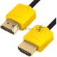Greenconnect Кабель SLIM 2.0m HDMI 2.0, желтые коннекторы Slim, OD3.8mm, HDR 4:2:2, Ultra HD, 4K 60 fps 60Hz, 3D, AUDIO, 18.0 Гбит/с, 32/32 AWG, GCR-51576 Greenconnect Кабель SLIM 2.0m HDMI 2.0, желтые коннекторы Slim, OD3.8mm, HDR 4:2:2, Ultra HD, 4K 60