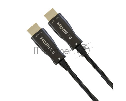 Активный оптический кабель HDMI Cablexpert, 80м, v2.0, 19M/19M, AOC Premium Series, позол.разъемы, экран, коробка Активный оптический кабель HDMI Cablexpert, 80м, v2.0, 19M/19M, AOC Premium Series, позол.разъемы, экран, коробка