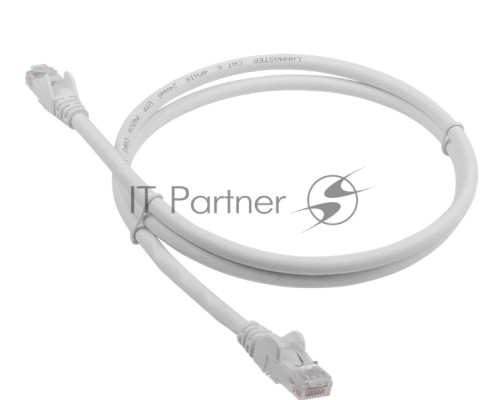 Патч-корд LANMASTER LSZH UTP кат.6, 0.5 м, белый