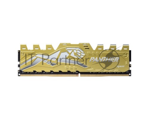 Модуль памяти 16GB Apacer DDR4 2666 DIMM Panther Golden Gaming Memory AHU16GGB26CDU7G Non-ECC, CL16, 1.2V, 1024x8, Heat Shield, Bulk