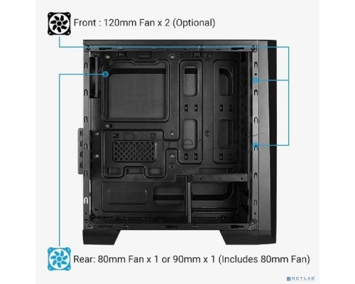 Компьютерный корпус MINITOWER MATX W/O PSU CYLON 4718009159266 AEROCOOL белый