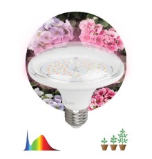 Эра Б0057710 Фитолампа для растений светодиодная FITO-18W-Ra90-E27 полного спектра 18 Вт Е27