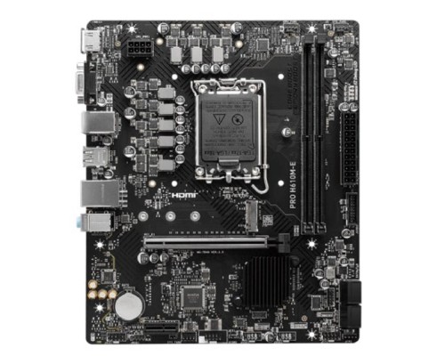 [Материнская плата]  MSI PRO H610M-E (LGA1700, H610, 2xDDR5, mATX,VGA+HDMI)